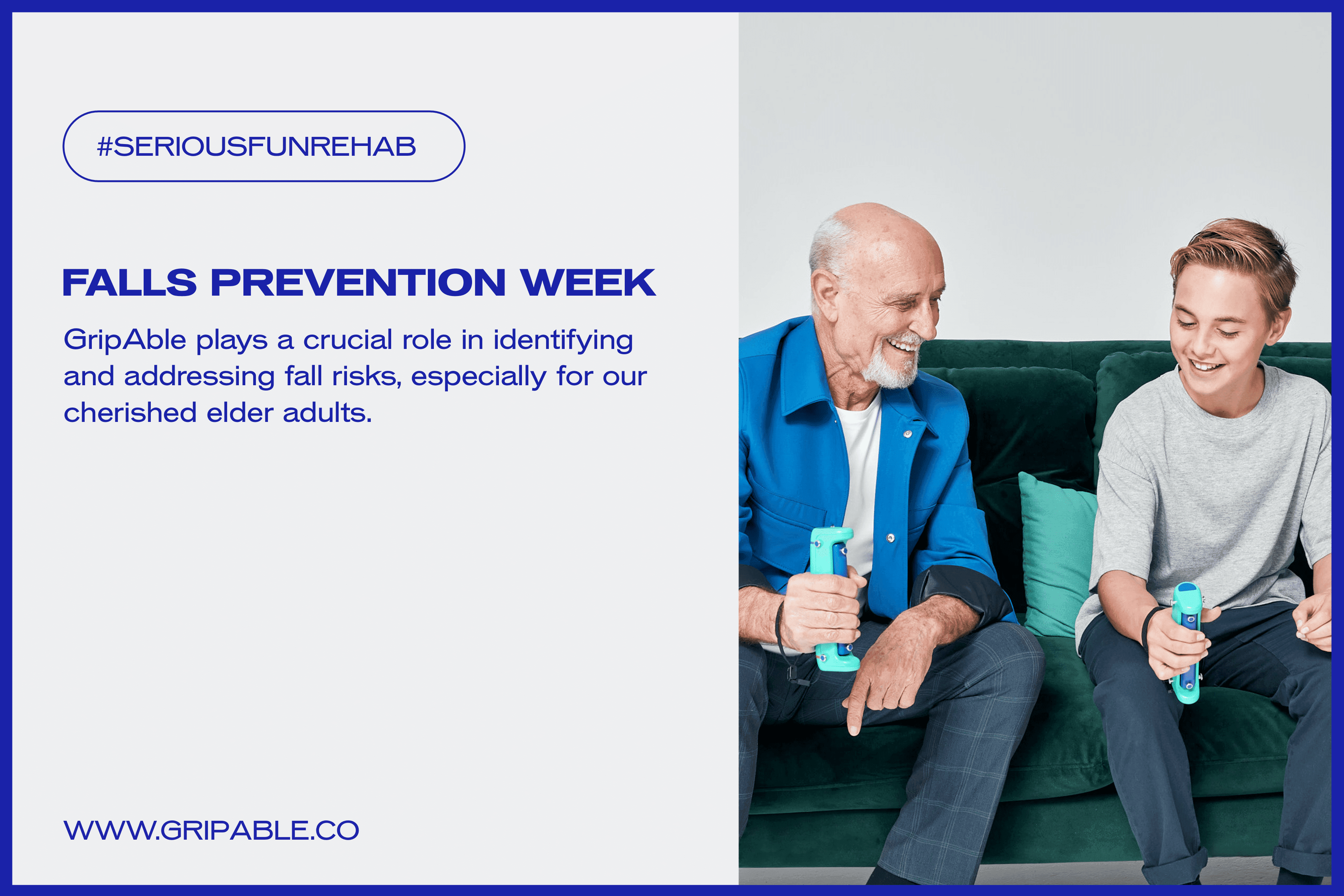 AbleCare LinkedIn graphic for Falls Prevention Week